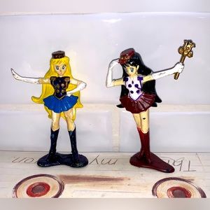 2x 1995 Sailor Moon Figurines